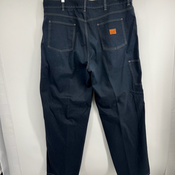 Structure Sz 40 Wide Leg Black Vintage Cargo Pants - Picture 3 of 8